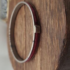 B1934 1990s nostalgia buckle leather pink‎ bracelet